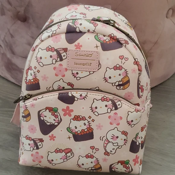 Loungefly | Bags | Nwt Kawaii Hello Kitty Sushi Backpack  display picture 2